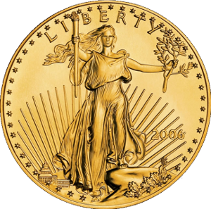 Gold American Eagle Coin, Bullion